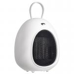 White 500W Electric Fan Heater Portable Oscillating Ceramic Tip Over Protection for sale