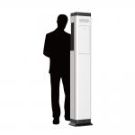 Silver Contactless Hand Sanitizer Dispenser For Thermometer Device