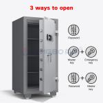 Durable Cement Material H1280mm Fireproof Safe Box For Documents