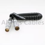 Arri Alexa Mini Camera Extension Coiled Power Cable Lemo 8 Pin Female To Male for sale