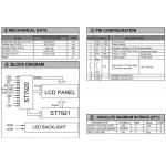144*32 Graphic LCD Module With ST7920/ST7921 LED Backlight Industrial Display
