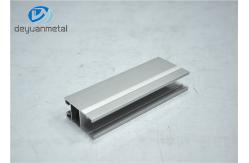 China Customized Shape Silver Aluminium Window Profiles For Office High Strength supplier