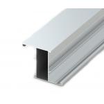 6063 Silver Anodized Extruded Aluminum Windors Profiles for Sliding Windows Frame