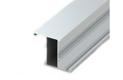 China 6063 Silver Anodized Extruded Aluminum Windors Profiles for Sliding Windows Frame supplier