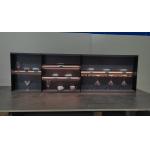 China Kitchen Organizer Rack Shelf Storage Cabinet Backplane Light Table Shelf for sale