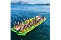 China 13x5 Feet Water Floating Mat Easy To Roll Xpe Foam Swimming Pad Mattress supplier
