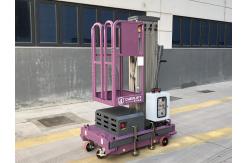China 10M Aluminum Aerial Work Platform(Single Mast) 125Kg Loading Capacity supplier