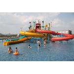 Playground Children Splash Zone Water Slide Anti UV ISO TUV ROHS Certification