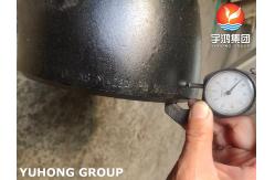 China ASTM A234 WPB Carbon Steel 90 Degree Long Radius Elbow Black Painted Fitting supplier