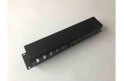 China 2u Horizontal Cable Management , Dustproof 19 Inch Rack Cable Management With Cover supplier