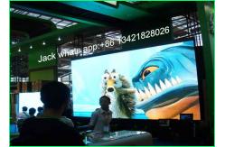 China Super Light P6 Mini Led Display Advertising Transparent Video Wall CE / UL supplier