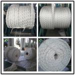 Polypropylene PP Marine Ship Mooring Rope 8 Strand White Color for sale