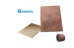 China High Strength Copper Clad Aluminum Plate With Good Heat Dissipation supplier