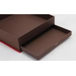 Custom Made Double Drawer Rigid Cardboard Box Compressed Tea Gift Box