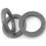 White And Silver Knitted Wire Mesh Filter Acid And Alkali Resistance And Sample for sale