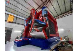 China Indoor Inflatable Bounce House Spider-man Inflatable Jumping Castle For Kids supplier