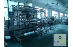 China High Speed Automated Piston Filling Machine Rotary Monoblock For Bottling Edible Oil supplier