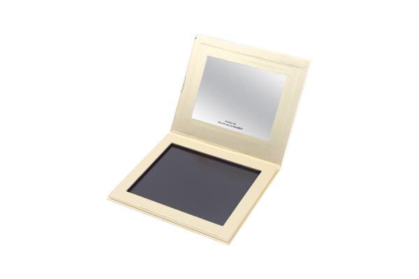 Golden Paper Makeup Empty Magnetic Palette Matte Lamination With Mirror