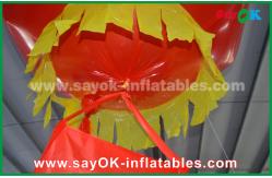 China Nylon Cloth Inflatable Lighting Decoration Red Inflatable Lantern Glim Scaldfish supplier