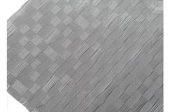 China Coustom Black & White square Pattern Architectural Glass Laminated Mesh Fabric supplier