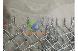 China 3000mm Making 2 Worms Chain Link Fence Machine With Compact Roll supplier