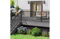 China 3 Rails Powder Coated Aluminium Slat Fencing Good Sale supplier