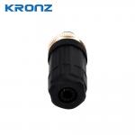 M12 Connector 2A/30V Aviation Plug Waterproof IP67 A-code 8 Pin Circular Connectors for sale