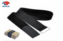 China Large Loop Strap Fastener With metal buckle / Hook And Loop Cinch Straps supplier