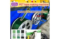 China PLC PET Strap Making Machine Plastic Steel Belt Manufacturing Equipment 100-600Kg/H supplier