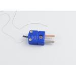 T Type Ultra Thin Thermocouple Wire 0.08mm 40AWG With Mini Blue Connector for sale