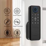 TTLock Remote Access Door Locks Smart Digital Code Card Fingerprint Keyless Unlock for sale