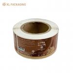 Custom Paper Sticker Label Roll Decoration Wedding Round Floral Stickers For Package for sale
