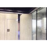 Sliding Hanging Track Roller Acoustic Partition Wall Plywood , Fabric , Leather Finished for sale