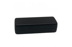 China Rectangular Black Oem Labels Hard Leather Glasses Case Personalised supplier