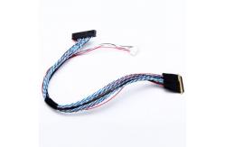 China 30 Pin 2ch 8bits LVDS Connector Cable For LCD Panel Display supplier
