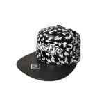 Durable PU Fabric Flat Brim Snapback Hats Size 56-58cm Full Printed for sale
