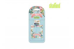 China Natural Square Shape Paper Hanging Air Freshener for Car Eliminate Odor supplier