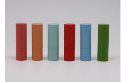 China Red Spraying Aluminum Eco Friendly Lip Balm Tubes Bulk With Magnet supplier