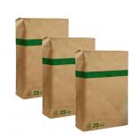 2Ply 3Ply Pasted Valve Multiwall Paper Bags Biodegradable Odorless Eco Friendly for sale