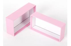 China 2mm Rigid Cardboard Gift Boxes Pink Printed Recyclable For Cosmetics supplier