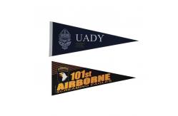 China 100D Polyester Advertising Felt Pennant Banner CMYK Colorful supplier