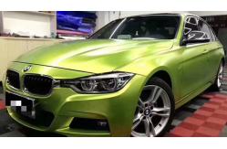 China Metal Green Tooth Matte Car Vinyl Wrap Scratch Proof For Trailers supplier