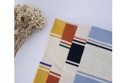 China Smooth Skin - Friendly Striped Knit Fabric For T-Shirt supplier
