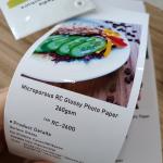 RC Glossy Photo Paper Rolls Pigment Printing Inkjet Photo Paper Roll