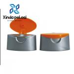 25mm 2 Colors Plastic PP Oval Flip Top Cap Mould Snap On Cap For Shampoo Bottle for sale