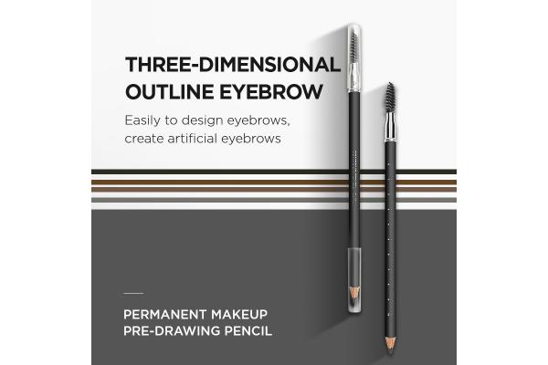 Custom Private Permanent Makeup Tools Long Lasting Eyebrow Pencil