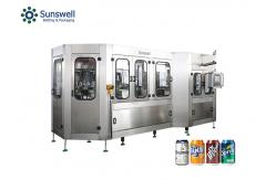 China Aluminum Can Soda Beverage Filling Production Line Carbonated Bottling Machine supplier