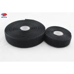 Black Durable 100mm Sew On Hook And Loop Fastener Straps In Roll , strong sticky for sale