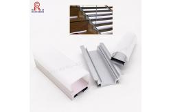 China Recessed Aluminium LED Strip Light Profile , Aluminium Profile For Strip Light supplier