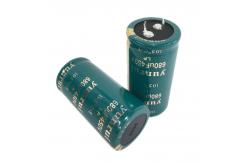 China Krunter 105°c 680uf 450v Snap-in Aluminum Electrolytic Capacitor For Industrial supplier